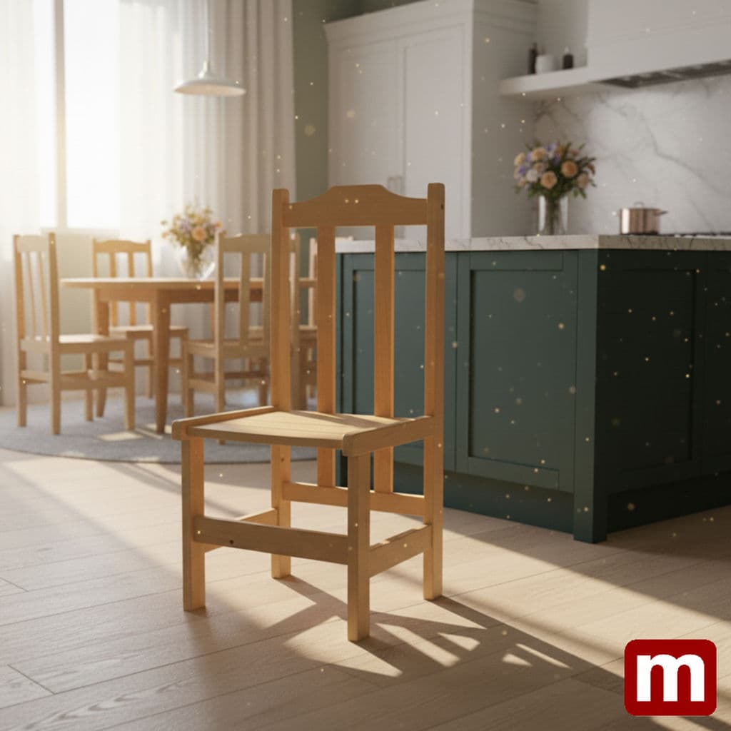 Cadeira Premium Pinus Cerejeira – Pés Largos miniatura 7