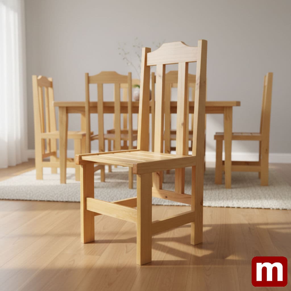 Cadeira Premium Pinus Cerejeira – Pés Largos miniatura 5